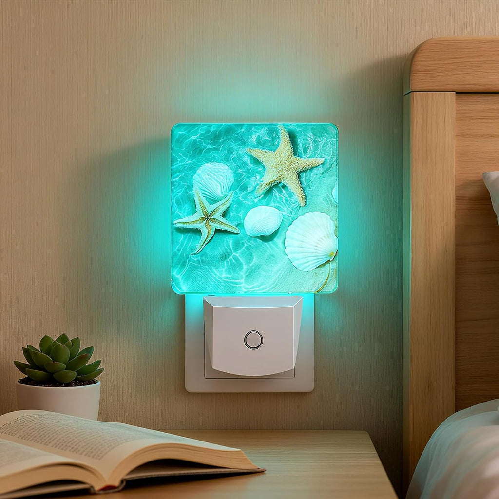 Night Light Plug-In Dusk to Dawn Smart Sensor White Led Nightlight for Bedroom Bathroom Kitchen Hallway Stairs Energy Efficient Decor Desk Lamp